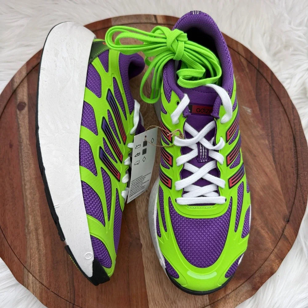 Adidas Adizero Aruku Womens 8 Green Purple New JP5566 Swirlfoam Running Shoes